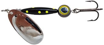 Thundermist Lure Company Eye#4-G-by-BLK Stingeye Spinner Fishing Lure, Black