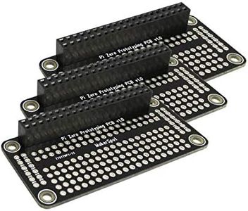 MakerSpot Proto Board Breadboard HAT Soldered with Female Pin Connector PCB Prototyping Board for Raspberry Pi Zero W (3 Pack)