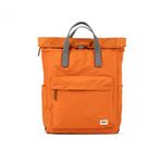 ROKA London Canfield B Medium Burnt Orange Sustainable Nylon Rucksack