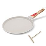 Bobikuke Crepe pan Detachable 10 in White