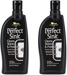 HOPE'S Perfect Sink Cleaner and Polish, Restorative, Water-Repellant, Removes Stains, Ideal for Brushed Stainless Steel, Cast Iron, Porcelain, Corian, Composite, Acrylic, 8.5 oz 2 Pack