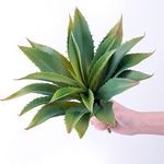 Veryhome Succulents Plants Artificial Aloe Plant, 12.5Inch Large Faux Succulents Unpotted, Premium Crafting DIY Greenery Decor for Indoor & Outdoor(Green)