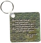 3dRose Aaron's Blessing Numbers 624 26 Bible verse - Key Chains, 2.25 x 4.5 inches, set of 2 (kc_20537_1)