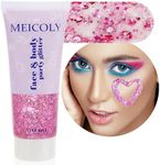 MEICOLY Pink Body Glitter,Singer Co