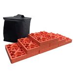 TOPWAY Caravan Levelling Blocks Foam Plastic 6PCs Pack Heavy Duty Ideal for Levelling Single and Dual Wheels, Camper Levellers, Tongue Jacks, Motorhome, Stabilizer Jacks, Packed in Storage Bag 161927