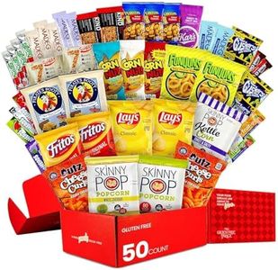 HOLIDAY SNACK PACKS [50 Count] Healthy Snack Box for Adults | GLUTEN FREE Kosher Snacks for Christmas, Holiday, College Care Package, Corporate Gifts (Holiday)