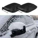 ASUBHA 2 PCS Car Side Mirror Snow Cover, Waterproof Side View Mirror Covers, Snow Ice Mirror Covers, Car Mirror Accessories Mirror Snow Cover Fit for All Cars