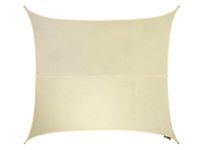 Kookaburra Waterproof Garden Sun Shade Sail Canopy in Ivory 98% UV Block (3m Square)