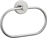 Boniry Stainless Steel Towel Holder & Napkin Holder, Bathroom Accessories - Durable Wall Mounted Towel Hanger for Bathroom, Modern Design Towel Rack for Home (Pack of 1, Rectangular)