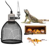 Reptile Heat Lamp Guard with Switch