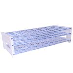 Lab Plastic Test Tube Rack Holder,3 Layers 50 Hole Positions Detachable Centrifuge Tube Rack 16MM Test Tubes Holding for Laboratory Business Industry Science