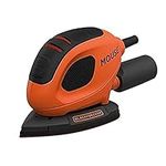 BLACK+DECKER 55 W Detail Mouse Electric Sander with 6 Sanding Sheets, BEW230-GB