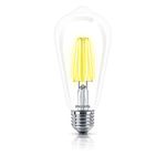 PHILIPS 8W e27 LED Golden Yellow/Warm White Bulb, Pack of 1, (Filament 8w ST64_Pk_1)