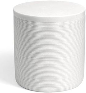 Allure Home Creation Huron Resin Sandstone Cotton Ball Jar