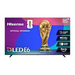 Hisense 85E6SF - 85" E6 Cinema Series Hi-QLED 4K UHD Smart Fire TV, AI Light Sensor, Dolby Vision · Atmos, Voice Remote with Alexa, Motion Rate 120, HDR 10+ Adaptive, Game Mode Plus (2026 New Model)
