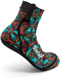 Best Beach Volleyball Socks- Sand Soccer Socks- Fin Socks and All Beach Sport Sock Activities. Play in Our Never Slip or Rip Secure Top Neoprene Socks All Day All Season, Baja Beach, Medium