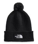 THE NORTH FACE Logo Beanie Hat TNF Black One Size