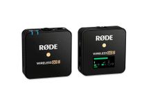 RØDE Wireless GO II Single Ultra-compact Dual-channel Wireless Microphone System with a Built-in Microphone and On-board Recording for Filmmaking, Interviews and Content Creation (Single Set)