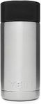 YETI Rambler Hotshot Bottle, Vacuum Insulated Stainless Steel Bottle with Hotshot Cap, Stainless Steel, 12 oz (354 ml)