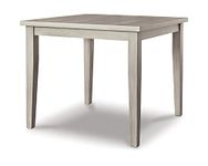 Signature Design by Ashley Loratti Casual Square Dining Room Table, Light Gray