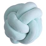 Knot Ball Pillow Household Throw Pillow Decoration Knot Pillow Home Decorative Cushion - Modern Home Sofa Decor Pillows Pillow 9.8inch (Blue)