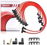 Micro 8.5MM Spark Plug Wire Set Compatible with Chevrolet Chevy GM Small Block 283 305 307 327 350 400