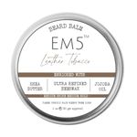 EM5's Organic Leather Tobacco Beard Balm | Shape Style and Tame | Medium Hold and Shine | Long Lasting Fragrance | Mustache and Beards Wax | Gift for Him/Men