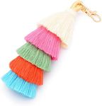 Colorful Boho Pom Pom Tassel Bag Ch