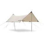 Naturehike Canopy Lightweight 4-6 Person Shelters for Camping Hiking (Gold, 172.4" * 115")