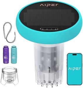 AIPER HydroSync Smart Pool Monitor, 5-in-1 Digital Tester, Ice Blue