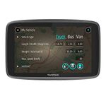 TomTom GO professional navigation device (15.24 cm), 6 inch, maps (Europe), traffic and radar, handsfree, click & go mount, black