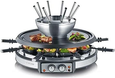 Severin RG 9948 Appareil à raclette avec 8 poêlons anti-adhésifs 1900 W