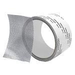 COOFANDY Window Screen Repair Kit Tape, Mosquito net Strong Adhesive & Waterproof Fiberglass Covering Mesh Tape for Covering Window Door Tears Holes Screen Patch Repair Kit (200Cm X 5CM)