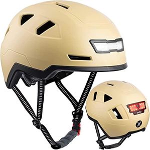 XNITO Bike Helmet with LED Lights - Urban Bicycle Helmet for Adults, Men & Women - CPSC & NTA-8776 Dual Certified - Class 3 E-Bikes, Scooters, Onewheel, Commuter, Mountain