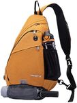 WATERFLY Sling Bag Crossbody Backpack: Over Shoulder Daypack Casual Cross Chest Side Pack