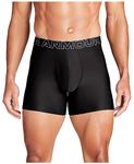 Under Armour Men's Tech 6-inch Boxerjock 2-Pack, Black Solid-Core 3 Pack, Black Solid - Core 3 Pack, X-Large