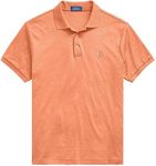 POLO RALPH LAUREN Men Medium Fit Interlock Polo Shirt OrangeHtrSigPny, M, Orange, Medium