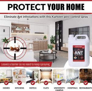 Karlsten Ant Killer Spray 5L – Extra-Strong Cypermethrin for Indoor & Outdoor Pest Control