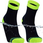 DexShell Ultralite Waterproof Breathable Biking Socks - Black/Hi-Vis Yellow - XL