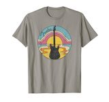 Fender Beach Guitar Sunset Outline T-Shirt