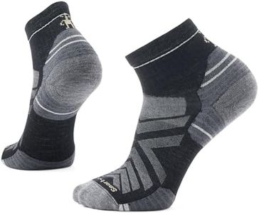 Smartwool Mens Hike Targeted Cushion Ankle Socks Black Large