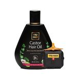 Tru Hair Castor Hair Oil with Heater-50ml (50ml)