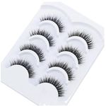 Bombay Vanity 4 Pairs False Eyelashes Set Natural 3d Fake Eyelash | Soft, Comfortable, Non-irritating, Lightweight & Reusable, Natural Eyelashes (Elegant)