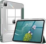 Boxome Tablet Case Cover for Apple iPad mini 8.3 inch (6th Gen|A17 Pro) [Auto Sleep/Wake Cover] [Pencil Holder] [Trifold Stand] [Frosted Back] - Dark Green
