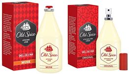 Old Spice After Shave Lotion - 150 ml (Atomizer Original) & After Shave Lotion - 150 ml (Musk)