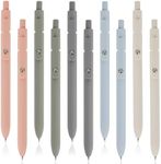 10 PCS Quick Dry Ink Pens, Retracta