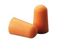 3M 50051138290080 1100 Series Foam Uncorded Earplugs, Polyurethane Foam, Universal, Orange (Pack of 200)