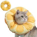 LAVVICHA Soft Cat Cone Collar Waterproof Adjustable Pet E Collar Orange Collar for Cats Small Dogs Kitten Puppy After Surgery Prevent Licking (Medium，Orange)