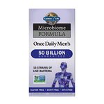 Probiotics for Men - Dr Formulated 50 Billion CFU Probiotic + Prebiotic Fiber for Men’s Digestive & Immune Health, Garden of Life 15 Strains, Daily Constipation Relief, Gas & Bloating, 30 Capsules