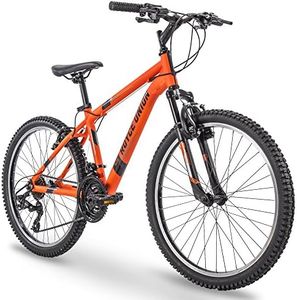 ROYCE UNION RTT 24" Mens 21-Speed Mountain Bike, Aluminum 15 Inch Frame, Trigger Shift, Matte Tangerine (74408)